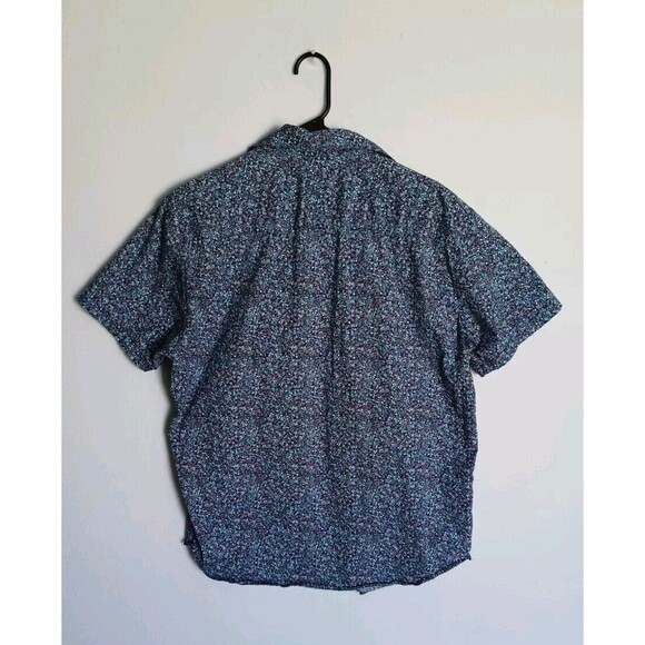 Construct New York Mens Short Sleeve Floral Shirt Size L - Picture 8 of 9